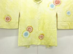本総絞り丸に花模様絵羽織